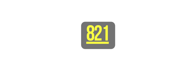 821