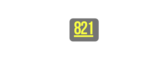 821